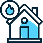 Fire Remediation and Restoration Icon