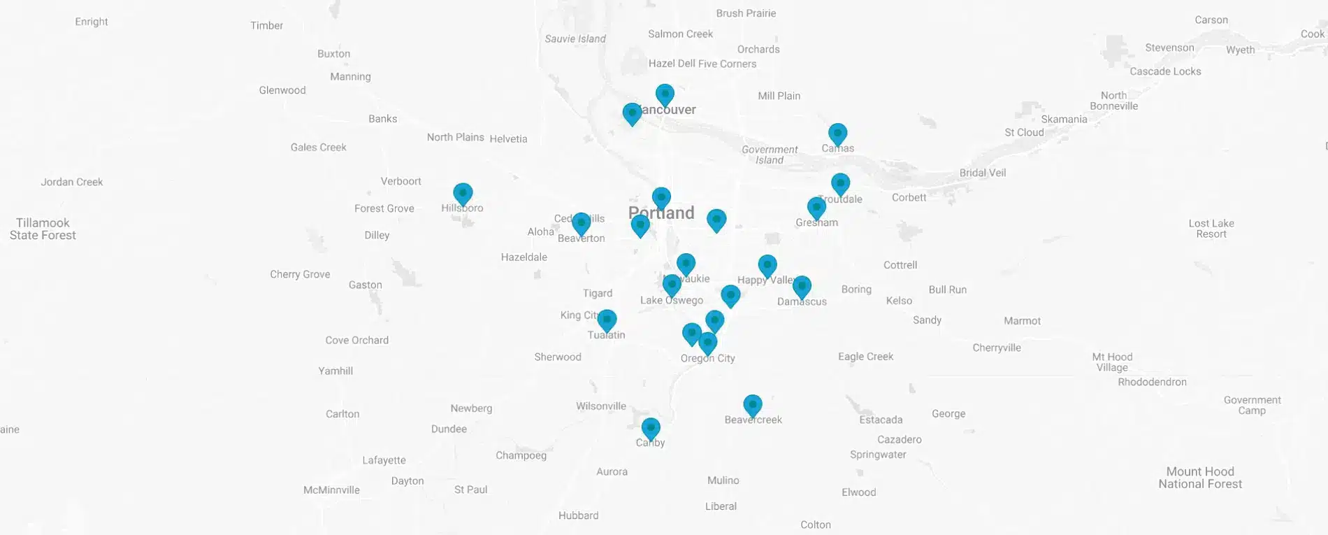PDX Restoration Service Area 1